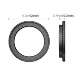 Portafiltro PULUZ in metallo per DJI Osmo Action 6, telaio protettivo per filtri., For DJI Osmo Action 6