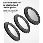 Portafiltro PULUZ in metallo per DJI Osmo Action 6, telaio protettivo per filtri., For DJI Osmo Action 6