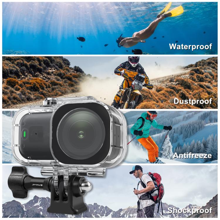 Custodia impermeabile per fotocamera principale DJI Osmo Nano PULUZ, resistente fino a 45 metri di profondità, per immersioni e immersioni., For DJI Osmo Nano