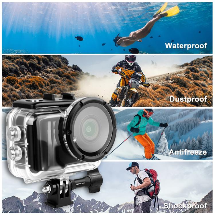 Custodia impermeabile 50m per fotocamera Insta360 GO Ultra PULUZ, copertura per immersioni., For Insta360 GO Ultra