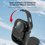 Per Insta360 GO Ultra, supporto per fotocamera POV/vlog con clip da cappellino da baseball PULEZ, For Insta360 GO Ultra Hat Clip