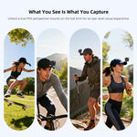 Per Insta360 GO Ultra, supporto per fotocamera POV/vlog con clip da cappellino da baseball PULEZ, For Insta360 GO Ultra Hat Clip