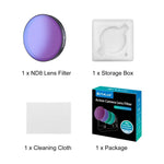 Filtro ND8 per obiettivo per action camera DJI Osmo Action 6 PULUZ., ND8