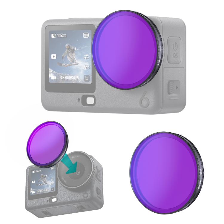Filtro ND32 per obiettivo per action camera DJI Osmo Action 6 PULUZ., ND32