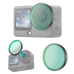 Filtro per obiettivo PULUZ Black Mist da 1/4" per action camera DJI Osmo Action 6 PULUZ., Black Mist 1/4