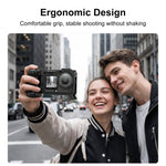 Impugnatura ergonomica PULUZ per fotografia di strada con telaio a gabbia e attacco a slitta per DJI Osmo Action 6., Street Photography Handle