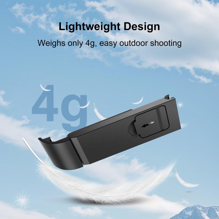 Coperchio dell'interfaccia laterale della batteria in ABS per GoPro MAX2 PULEZ, Side Interface Cover