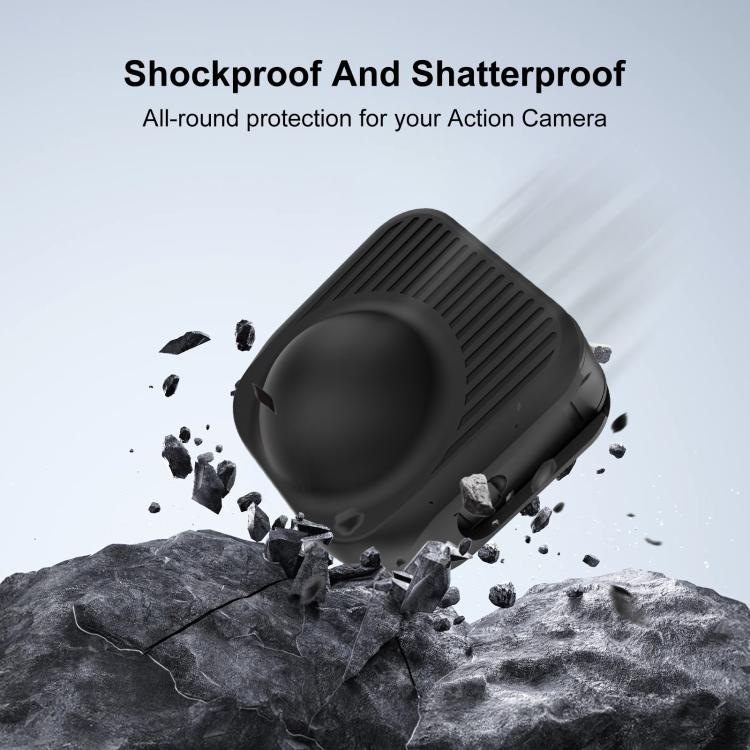 Cover protettiva in silicone per obiettivo corpo GoPro MAX2 PULEZ, Body Lens Cover