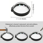 Protezione per obiettivo in vetro temperato ottico per GoPro MAX2 PULEZ, Glass Lens Guard