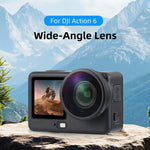 Obiettivo PULUZ FOV Boost da 185 gradi per DJI Osmo Action 6., For DJI Osmo Action 6