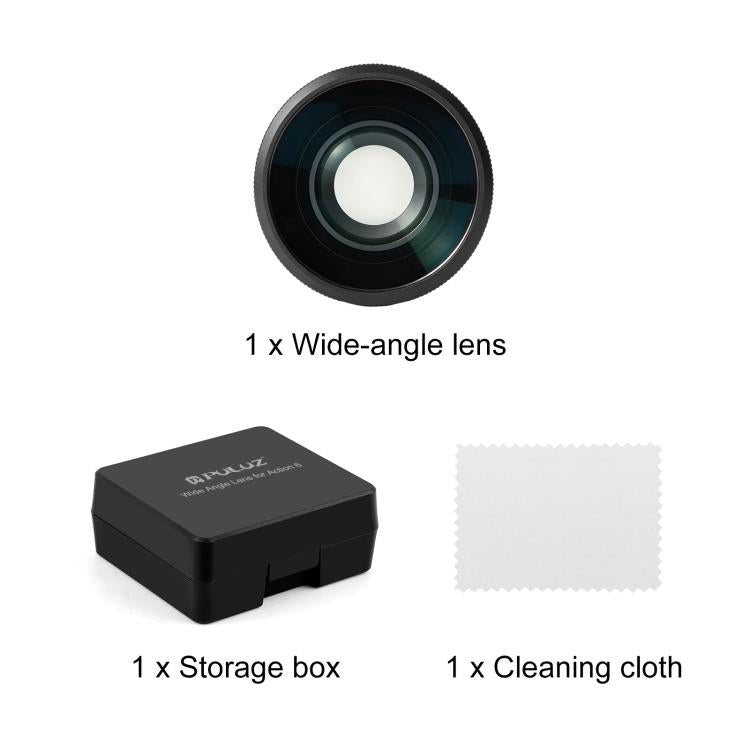 Obiettivo PULUZ FOV Boost da 185 gradi per DJI Osmo Action 6., For DJI Osmo Action 6