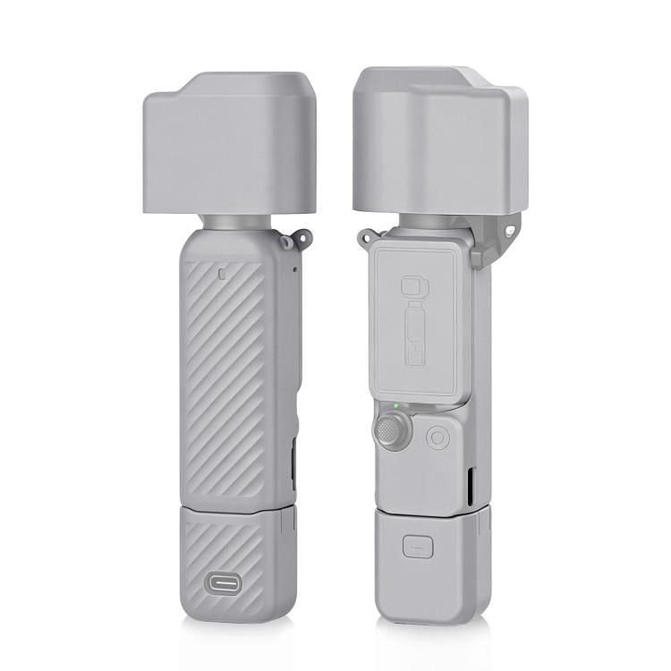 Cover in silicone TPU 4 in 1 PULUZ per corpo macchina, obiettivo, impugnatura e schermo del DJI OSMO Pocket 4.