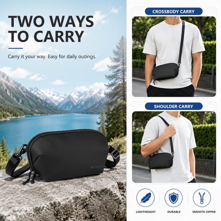 Borsa multifunzionale PULUZ per DJI Osmo Pocket 4 / 3, con tracolla, per il trasporto e la conservazione di dati e fotocamere digitali.