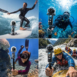 Custodia subacquea impermeabile PULUZ 50m per DJI Osmo Pocket 4P, For DJI Osmo Pocket 4P