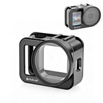 Gabbia protettiva in lega di alluminio PULUZ con lente UV da 58 mm e copriobiettivo per GoPro MISSION 1 / 1 PRO, Protective Cage