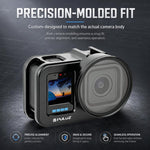 Gabbia protettiva in lega di alluminio PULUZ con lente UV da 58 mm e copriobiettivo per GoPro MISSION 1 / 1 PRO, Protective Cage
