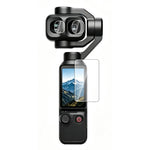 Pellicola protettiva in vetro temperato PULUZ 9H 2.5D HD per obiettivo e schermo per DJI OSMO Pocket 4P / XTRA Muse 2 Pro, For DJI OSMO Pocket 4P / XTRA Muse 2 Pro