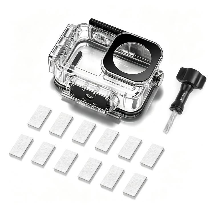 Custodia subacquea impermeabile PULUZ da 60 m per DJI Action 5 Pro / 4 / 3, For DJI Action 5 Pro / 4 / 3