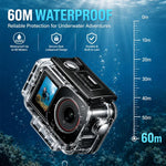 Custodia subacquea impermeabile PULUZ da 60 m per DJI Action 5 Pro / 4 / 3, For DJI Action 5 Pro / 4 / 3