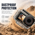 Custodia subacquea impermeabile PULUZ da 60 m per DJI Action 5 Pro / 4 / 3, For DJI Action 5 Pro / 4 / 3