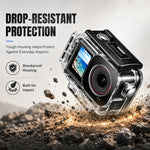 Custodia subacquea impermeabile PULUZ da 60 m per DJI Action 5 Pro / 4 / 3, For DJI Action 5 Pro / 4 / 3