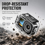 Custodia subacquea magnetica PULUZ impermeabile fino a 60 m per DJI Osmo Action 6, For DJI Osmo Action 6