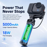 Impugnatura con batteria ad alta capacità PULUZ da 5000 mAh per Insta360 Luna