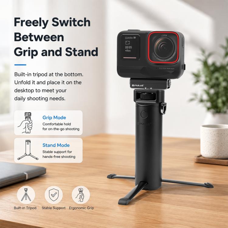 Impugnatura con batteria ad alta capacità PULUZ da 5000 mAh per Insta360 Luna