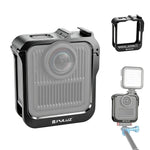 Gabbia metallica PULUZ per GoPro MAX2 con slitta a caldo e adattatore, Metal Camera Cage