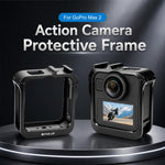 Gabbia metallica PULUZ per GoPro MAX2 con slitta a caldo e adattatore, Metal Camera Cage