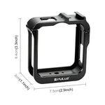 Gabbia metallica PULUZ per GoPro MAX2 con slitta a caldo e adattatore, Metal Camera Cage