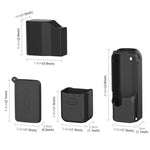 Per DJI Osmo Pocket 4P PULUZ 5 in 1 Corpo Obiettivo Impugnatura Schermo Cover in silicone con cordino anti-smarrimento