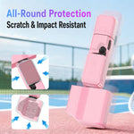 Per DJI Osmo Pocket 4P PULUZ 5 in 1 Corpo Obiettivo Impugnatura Schermo Cover in silicone con cordino anti-smarrimento