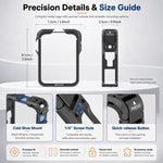 Telaio di espansione con gabbia protettiva in lega di alluminio PULUZ con copriobiettivo per DJI Osmo 360 II., For DJI Osmo 360 II / 360 Protective Cage