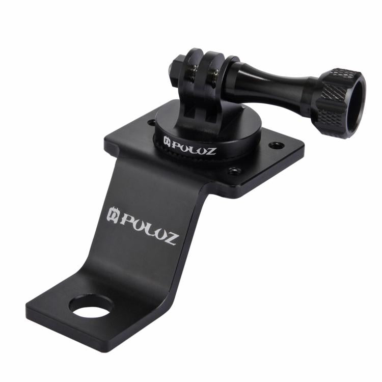 PULUZ Supporto fisso per moto in lega di alluminio con adattatore per treppiede e vite per GoPro Hero11 Black / HERO10 Black /9 Black /8 Black /7 /6 /5 /5 Session /4 Session /4 /3+ /3 /2 /1, DJIOsmo Action e altre action camera, Fixed Mount 2 (Black)  ...