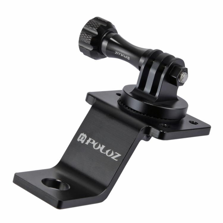 PULUZ Supporto fisso per moto in lega di alluminio con adattatore per treppiede e vite per GoPro Hero11 Black / HERO10 Black /9 Black /8 Black /7 /6 /5 /5 Session /4 Session /4 /3+ /3 /2 /1, DJIOsmo Action e altre action camera, Fixed Mount 2 (Black)  ...