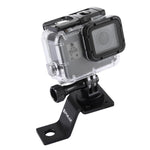 PULUZ Supporto fisso per moto in lega di alluminio con adattatore per treppiede e vite per GoPro Hero11 Black / HERO10 Black /9 Black /8 Black /7 /6 /5 /5 Session /4 Session /4 /3+ /3 /2 /1, DJIOsmo Action e altre action camera, Fixed Mount 2 (Black)  ...