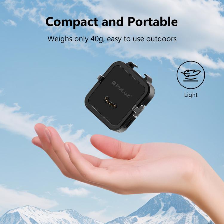 Base di trasmissione dati PULuz per Insta360 GO Ultra, base di ricarica multifunzionale, Charging Base