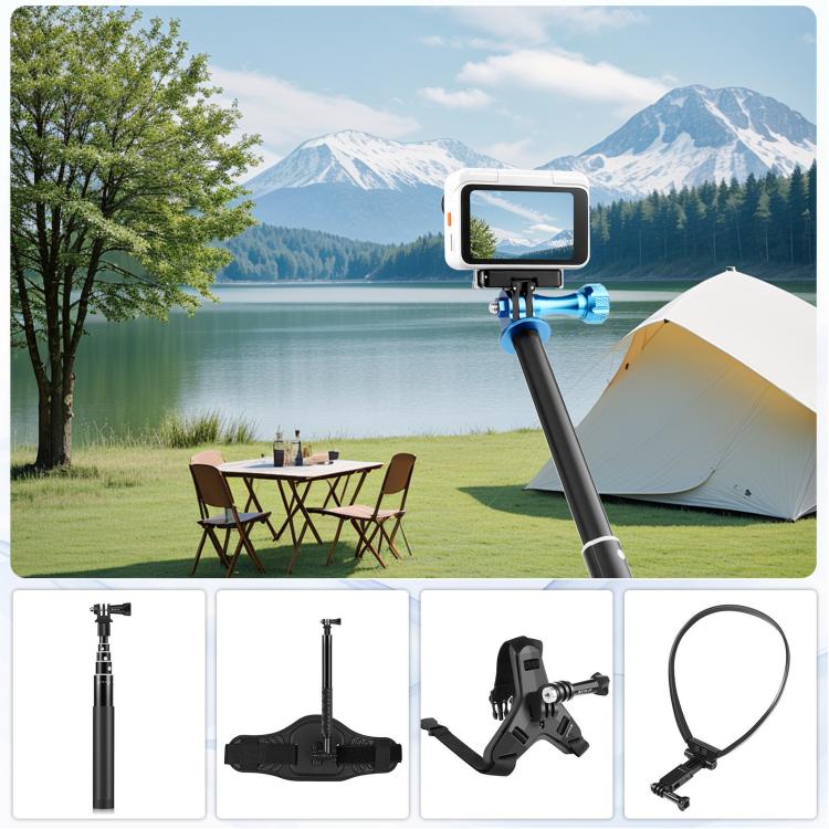 Per Insta360 GO Ultra, supporto magnetico in metallo a sgancio rapido PULUZ, For Insta360 GO Ultra Zinc Alloy