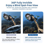 Custodia subacquea impermeabile sigillata PULUZ 50m per Insta360 X5, edizione Youth, Waterproof Diving Case, Youth Edition