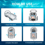 Custodia subacquea impermeabile sigillata PULUZ 50m per Insta360 X5, edizione Youth, Waterproof Diving Case, Youth Edition