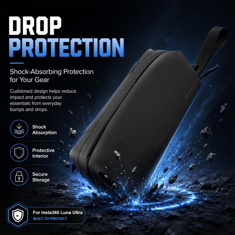 Borsa a tracolla protettiva multi-scomparto PULUZ per gimbal e fotocamera, compatibile con DJI Osmo Pocket 4P / 4 / 3, Xtra Muse / Muse 2 Pro, Insta360 Luna Ultra / X5 / X4 / X3, Multi-compartment Bag