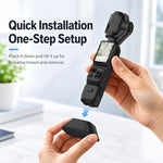 Per Insta360 Luna Ultra PULUZ Base adesiva da tavolo in silicone per dock e supporto da scrivania, For Insta360 Luna Ultra
