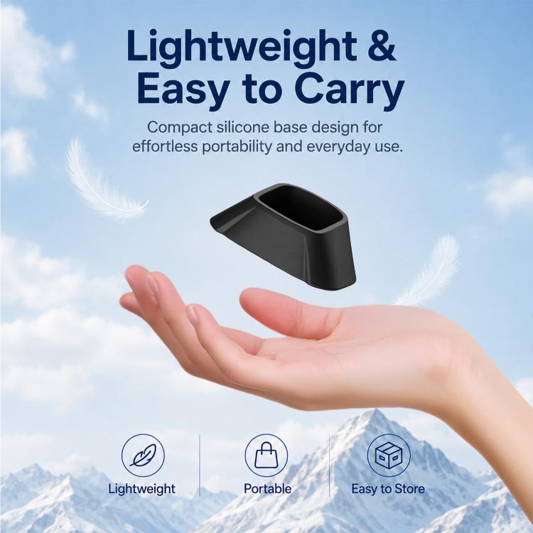 Per Insta360 Luna Ultra PULUZ Base adesiva da tavolo in silicone per dock e supporto da scrivania, For Insta360 Luna Ultra