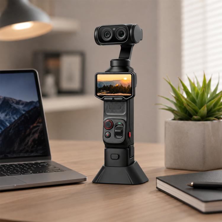 Per Insta360 Luna Ultra PULUZ Base adesiva da tavolo in silicone per dock e supporto da scrivania, For Insta360 Luna Ultra