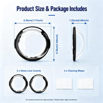 Per Insta360 X6, confezione da 2 pezzi PULUZ, blocco di rotazione per obiettivo in policarbonato.