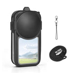 For Insta360 X6 PULUZ Silicone Protective Case with Lens Cover & Strap, Silicone Case