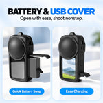 For Insta360 X6 PULUZ Silicone Protective Case with Lens Cover & Strap, Silicone Case