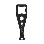 PULUZ Chiave inglese a testa zigrinata in plastica con cordino per GoPro Hero11 Black / HERO10 Black / HERO9 Black / HERO8 Black / HERO7 /6 /5 /5 Session /4 Session /4 /3+ /3 /2 /1, Xiaoyi e altre action camera, Wrench (PVC Material) Black