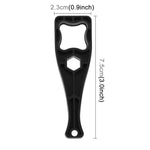 PULUZ Chiave inglese a testa zigrinata in plastica con cordino per GoPro Hero11 Black / HERO10 Black / HERO9 Black / HERO8 Black / HERO7 /6 /5 /5 Session /4 Session /4 /3+ /3 /2 /1, Xiaoyi e altre action camera, Wrench (PVC Material) Black